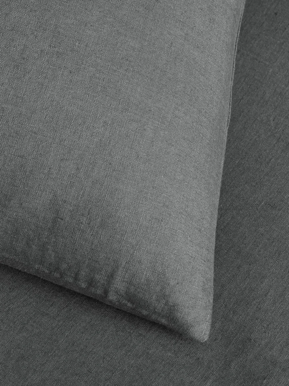 West Elm Linen Duvet Cover and Shams - Queen